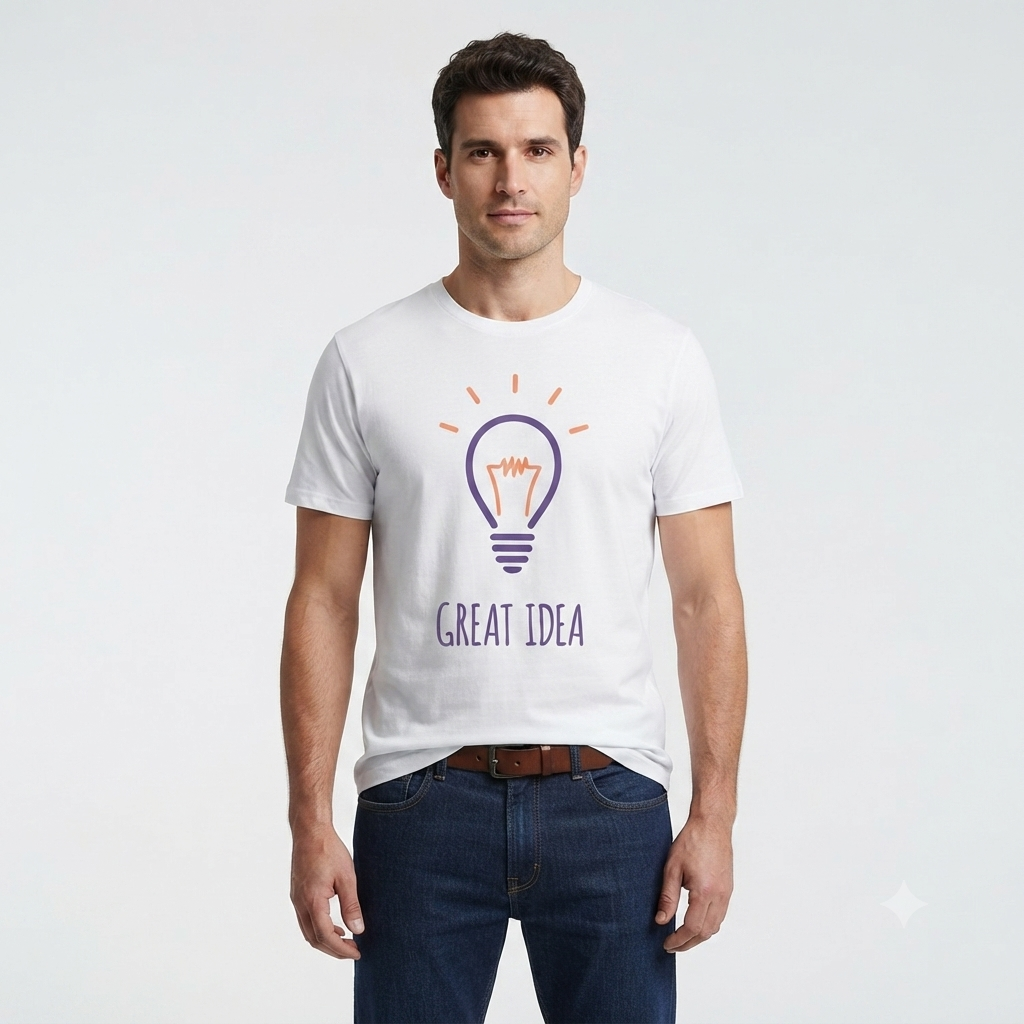 Graphic Printed Tee – Great Idea